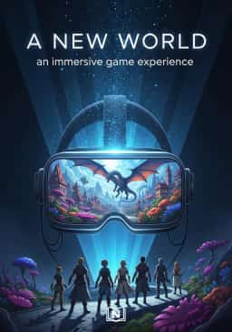 A New World, an immersive game experience novel cover