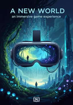 A New World, an immersive game experience novel cover