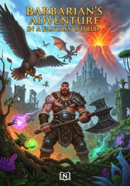 Barbarian’s Adventure in a Fantasy World novel cover