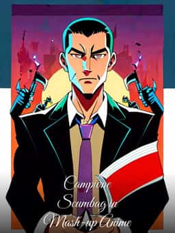 Campione Scumbag in Mash-up Anime novel cover