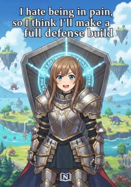 I hate being in pain, so I think I'll make a full defense build