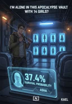 I'm Alone In This Apocalypse Vault With 14 Girls? novel cover
