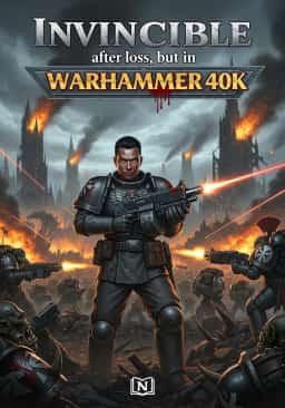 Invincible after death, but in Warhammer 40K novel cover