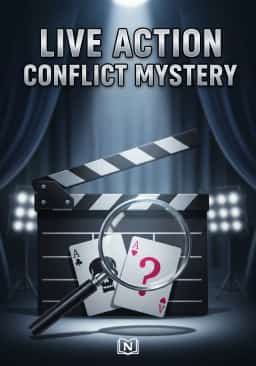 Live Action Murder Mystery novel cover