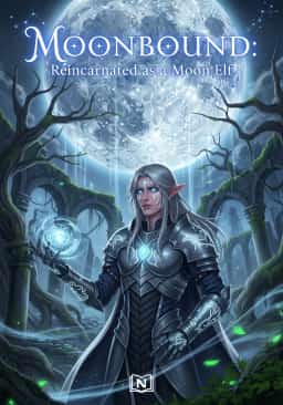 Moonbound: Reincarnated as a Moon Elf novel cover