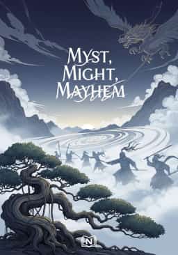 Myst, Might, Mayhem novel cover