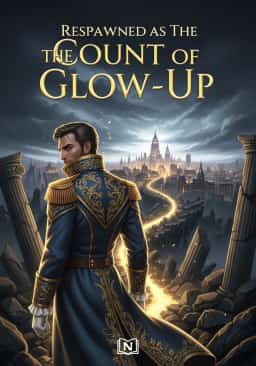 Respawned as The Count of Glow-Up novel cover