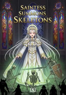 Saintess Summons Skeletons novel cover