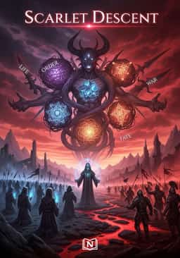 Scarlet Descent novel cover