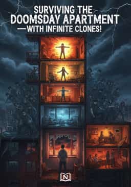 Surviving the Doomsday Apartment—With Infinite Clones! novel cover