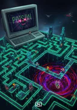 This Text Adventure Game is definitely poisonous novel cover