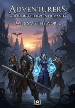 Adventurers Who Don't Believe in Humanity Will Save The World novel cover