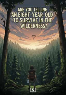 Are You Telling An Eight-Year-Old To Survive In The Wilderness?