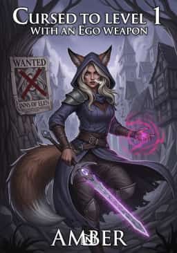 Cursed to level 1 with an Ego weapon novel cover