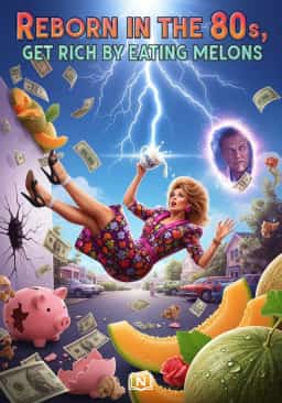 Reborn in the 80s, Get Rich by Eating Melons novel cover