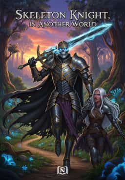 Skeleton Knight, in Another World novel cover