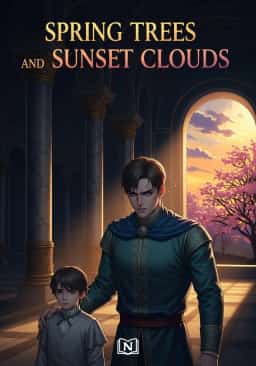 Spring Trees and Sunset Clouds novel cover